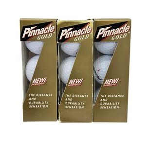Pinnacle Gold Golf Balls‎ 3 Packs Plus 1 Pack Pinnacle Gold LS
